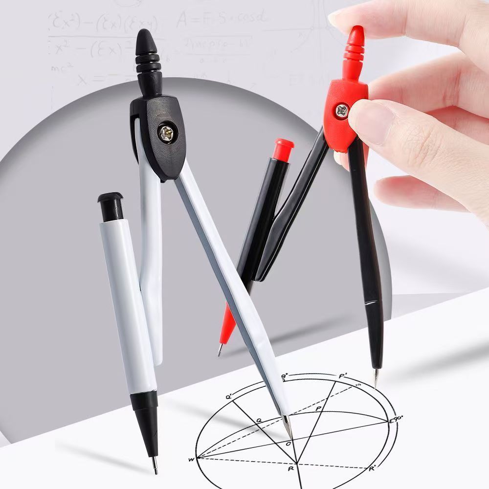 Compass Geometry Set - 금속 컴퍼스 전문 수학 기하학 연필