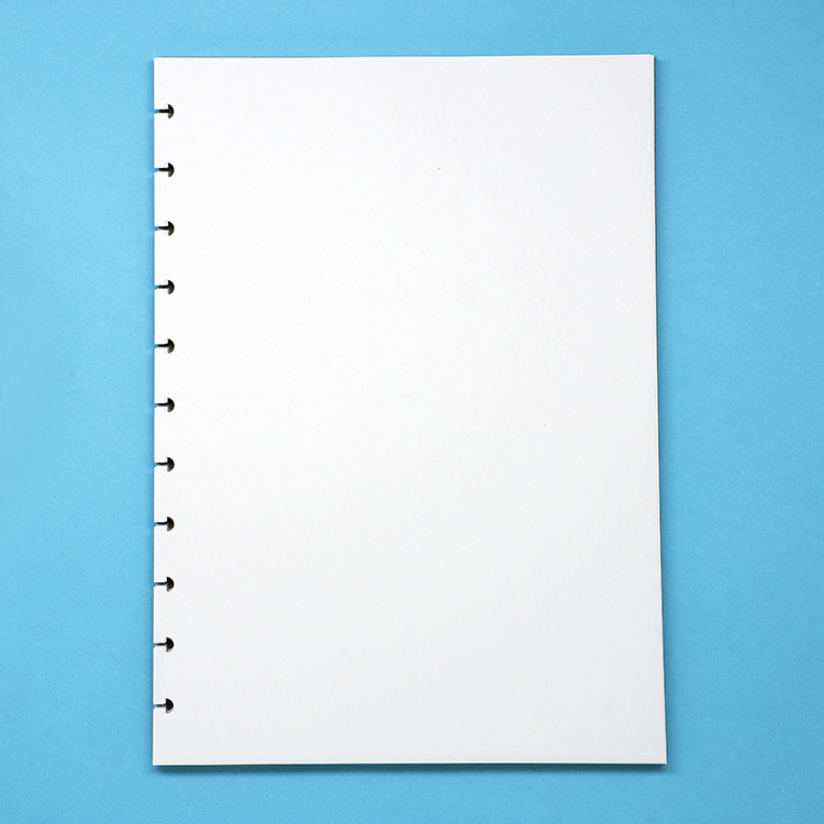 Graph Paper Pad - A4 느슨한 잎 리필 버섯 구멍