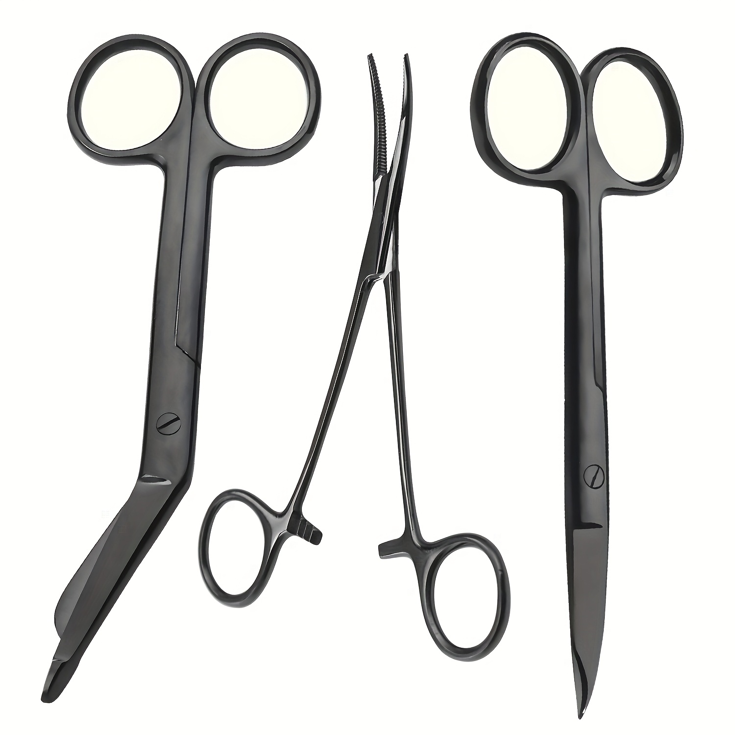 Scissors Stainless Craft - 3개 멀티컬러 티타늄 코팅 봉합 제거