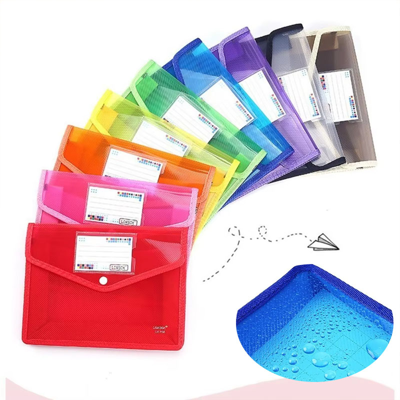 Is Stationery Office Supply - 1-10PCS 방수 A4 A5 스냅 버튼
