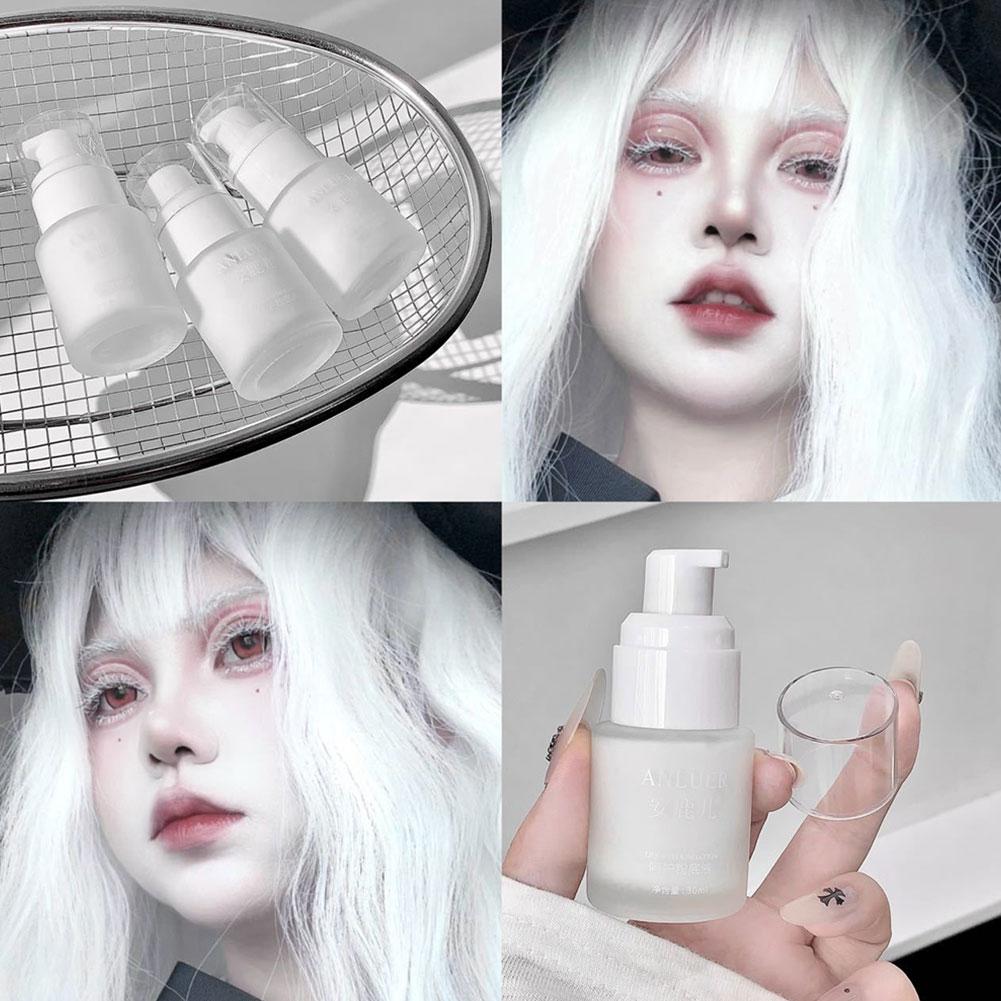 Correction Fluid White - 매트 화이트 리퀴드 파운데이션, 워터프루프 롱래스팅