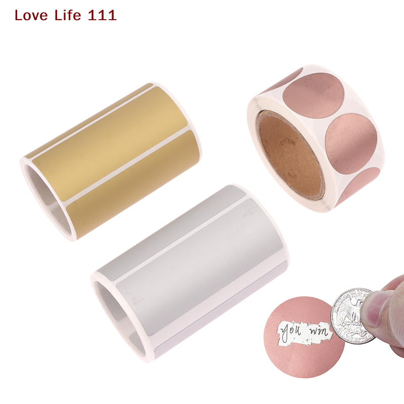 Sticker Label Roll - 신제품 300개/롤 긁어내는 스티커 라벨 비밀