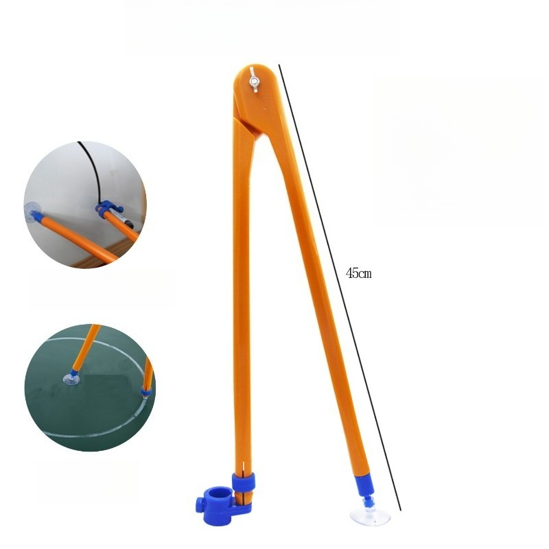 Compass Geometry Set - 대형 플라스틱 교육용 컴퍼스, 이중 분필
