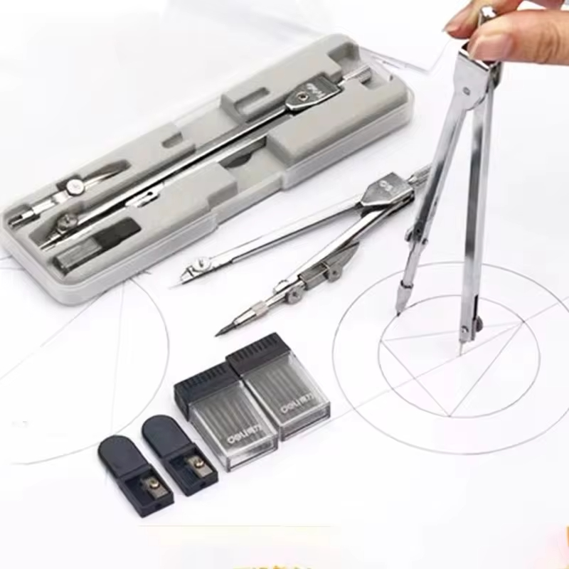 Compass Geometry Set - 스테인레스 스틸 다기능 도면 그리기 나침반