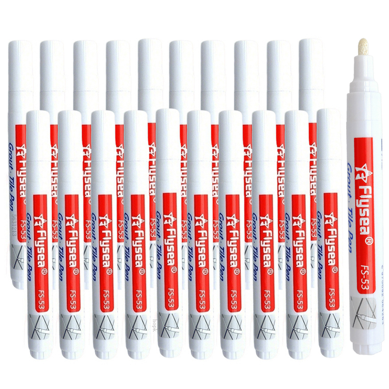 Whiteboard Marker Set - 1/10/20Pcs 흰색 방수 타일 마커 그라우트