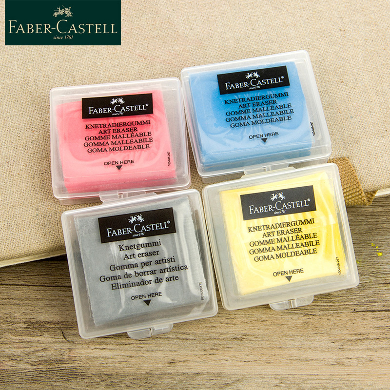 Rubber Eraser Kneaded - Faber-Castell 소프트 아트 지우개, 플라스틱 고무,