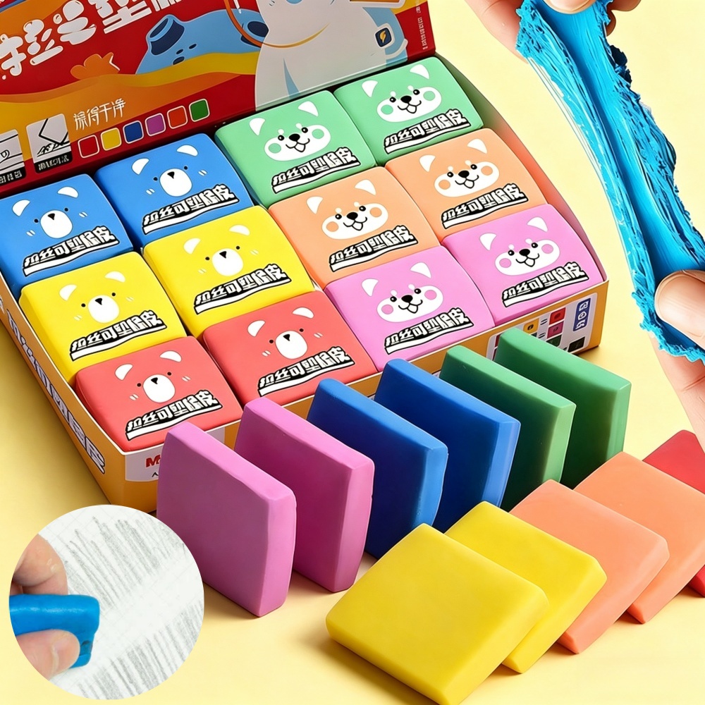 Rubber Eraser Kneaded - M&G 반죽 지우개 고무 다채로운 부드러운