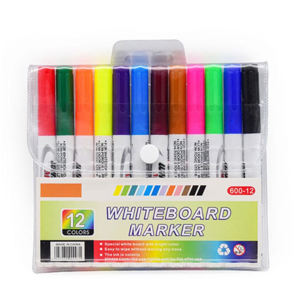 12PCS 물에 뜨는 물 마커 드라이 이레이즈 대량 포 - Whiteboard Marker Set 리뷰 및 가격