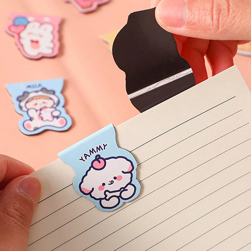 5pcs 귀여운 만화 곰 자기 책갈피 종이 클립 Kaw - Bookmark Magnetic Clip 리뷰 및 가격