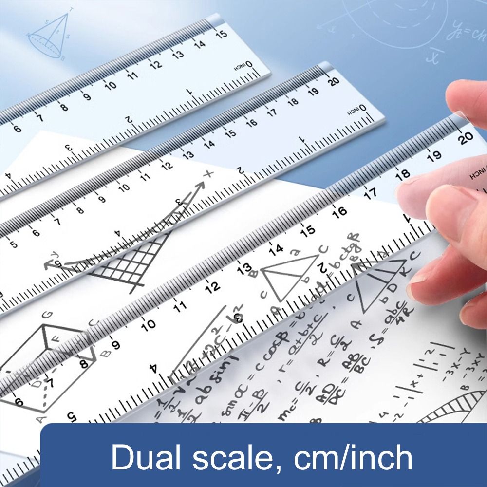 데스크 액세서리 15cm 20cm 30cm 40cm 직 - Ruler Set Transparent 리뷰 및 가격