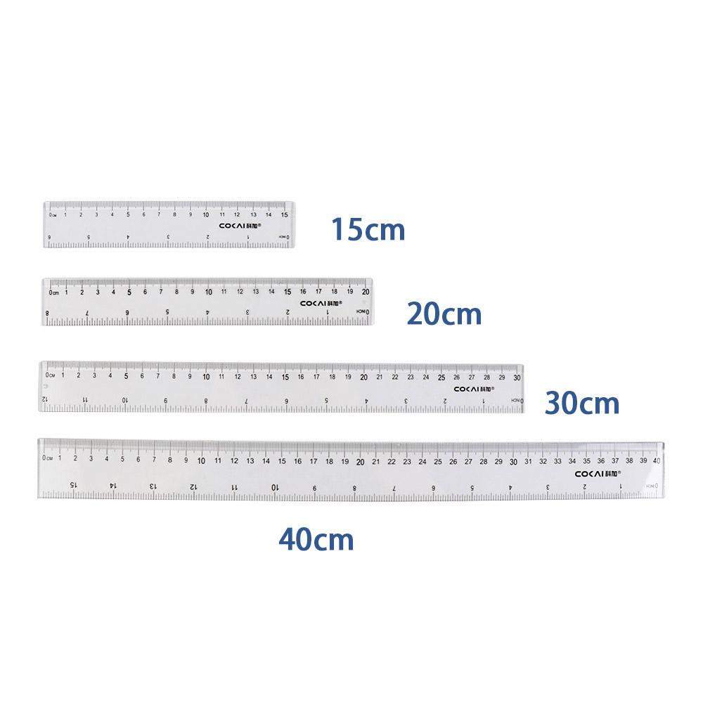 데스크 액세서리 15cm 20cm 30cm 40cm 직 - Ruler Set Transparent 리뷰 및 가격