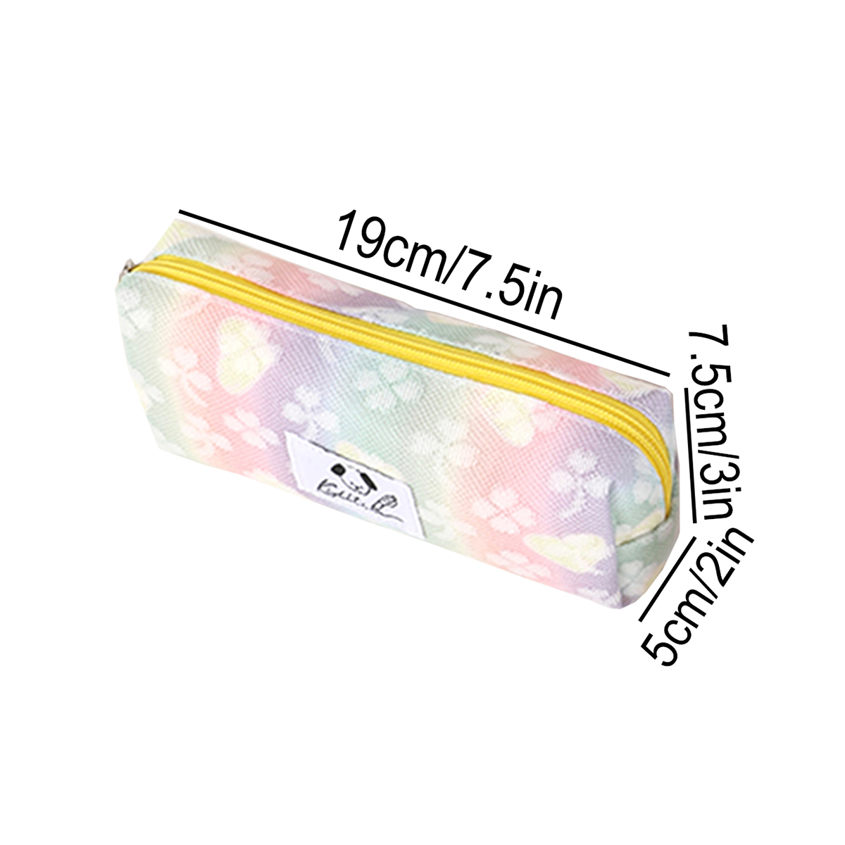 패션 그라데이션 싱글 레이어 필통, 식물과 하트 패턴으 - Stationery Office And School Supply Stores 리뷰 및 가격