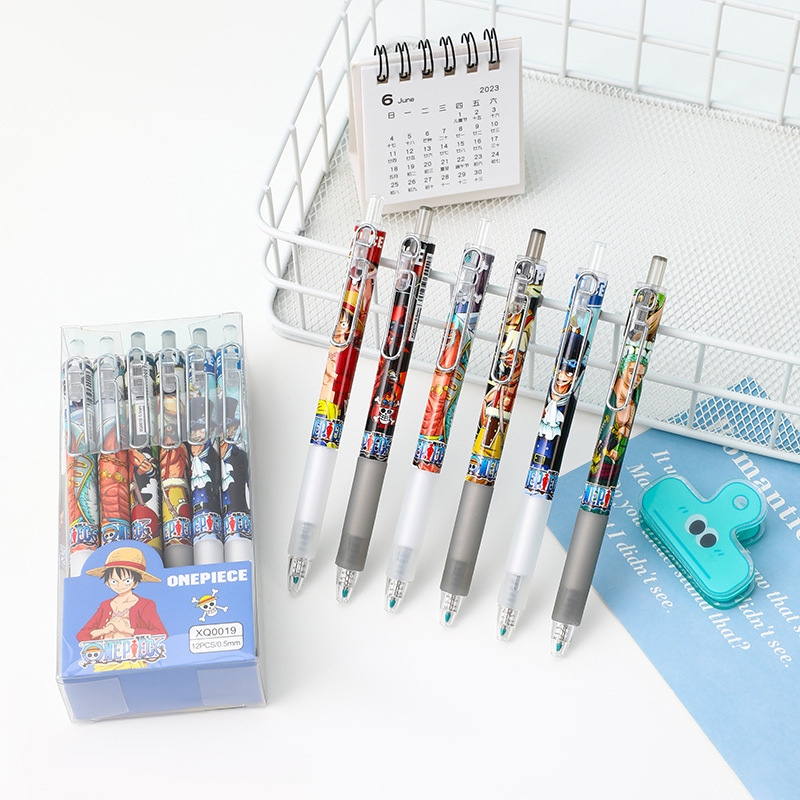애니메이션 원피스 12/24개 블랙 잉크 펜 세트 만화 - Gel Ink Pen Set 리뷰 및 가격