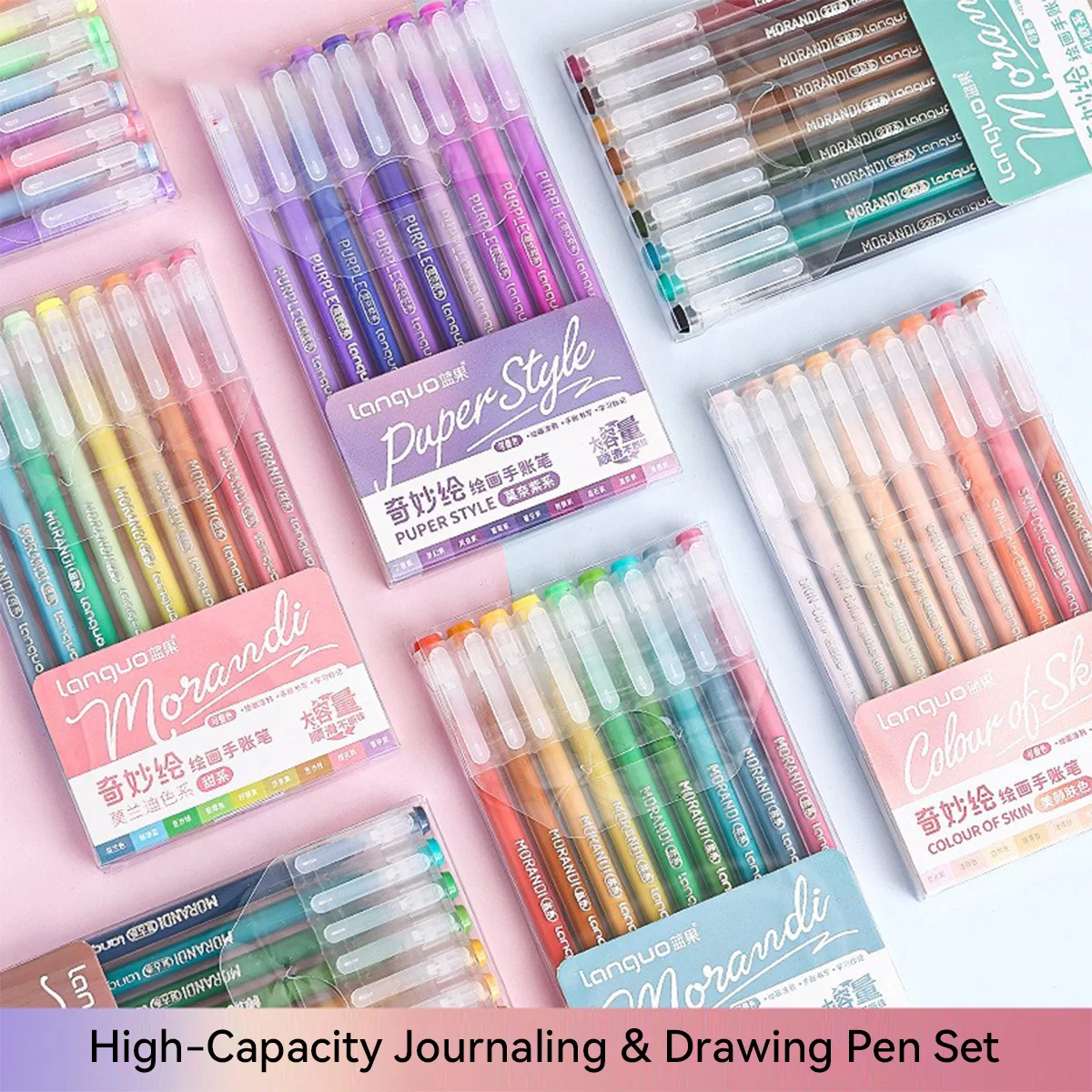 모란디 컬러 0.5mm 젤 펜 9개 세트, 학생용 필기 - Gel Ink Pen Set 리뷰 및 가격