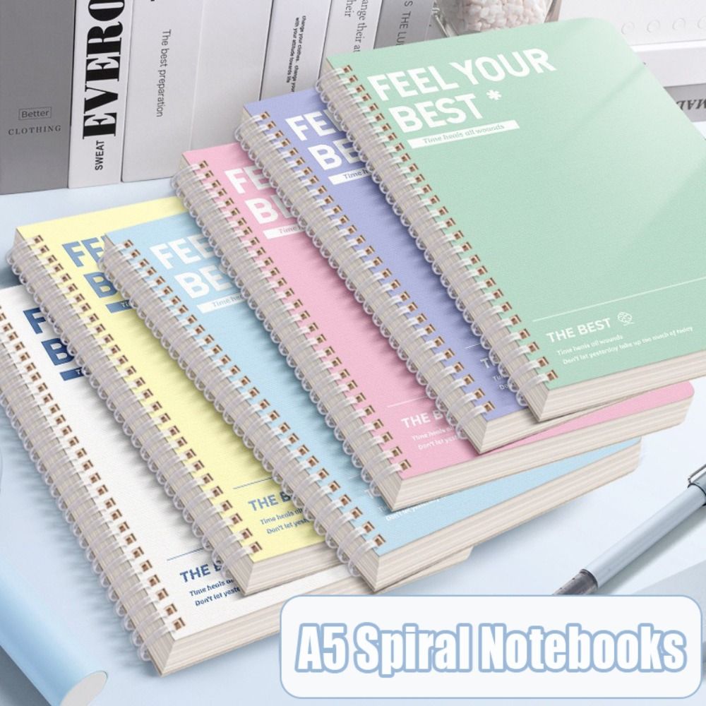 60장/책 고품질 A5 스프링 노트 천공 페이지 컬러  - Graph Paper Pad 리뷰 및 가격