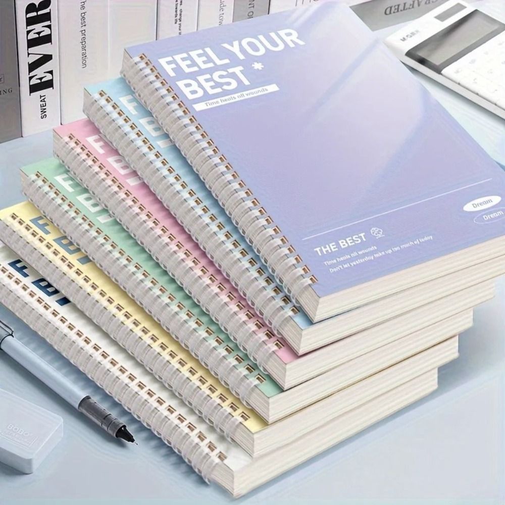 60장/책 고품질 A5 스프링 노트 천공 페이지 컬러  - Graph Paper Pad 리뷰 및 가격