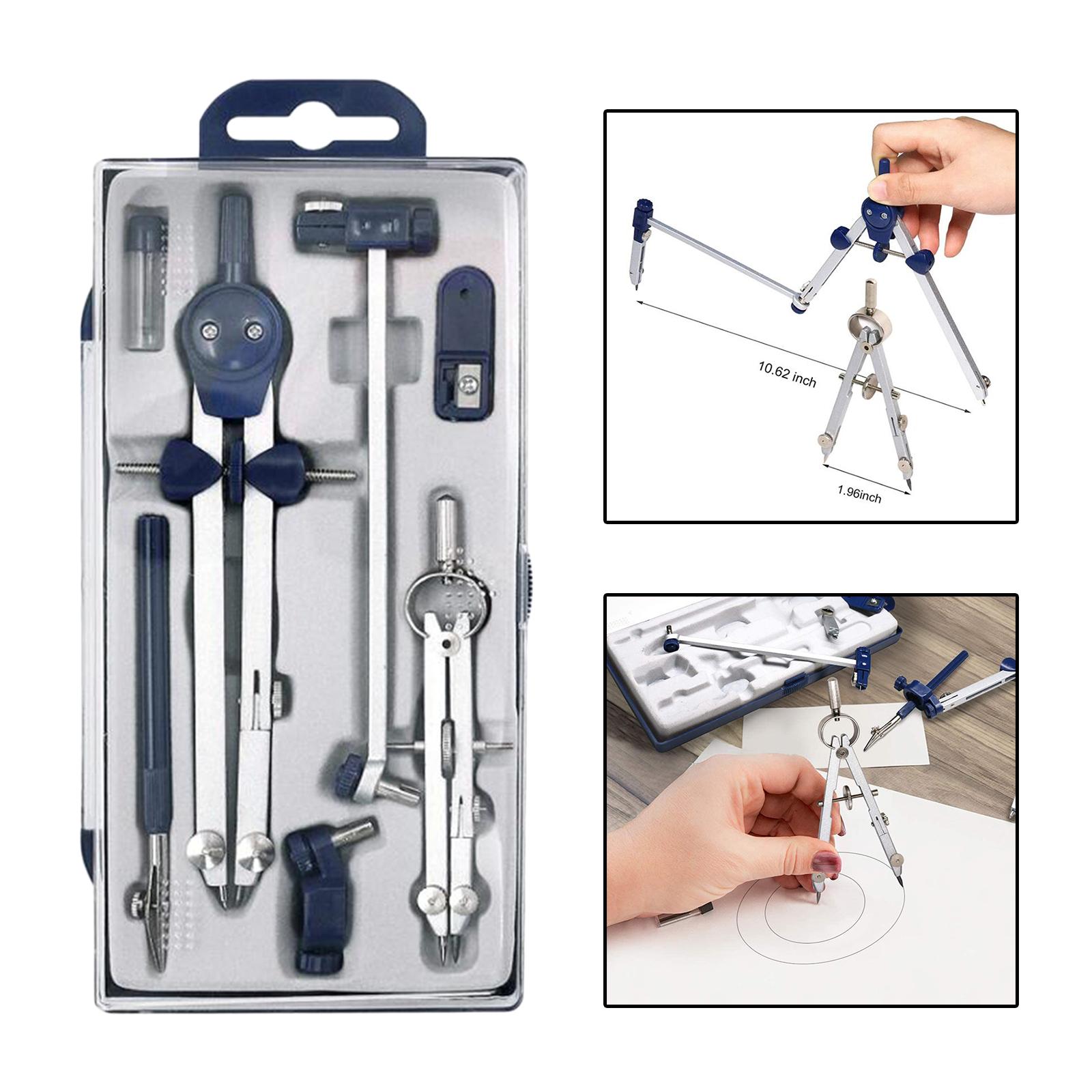 7Pcs 기하학 세트, 기하학 정밀 도구, 원형 그리기 - Compass Geometry Set 리뷰 및 가격