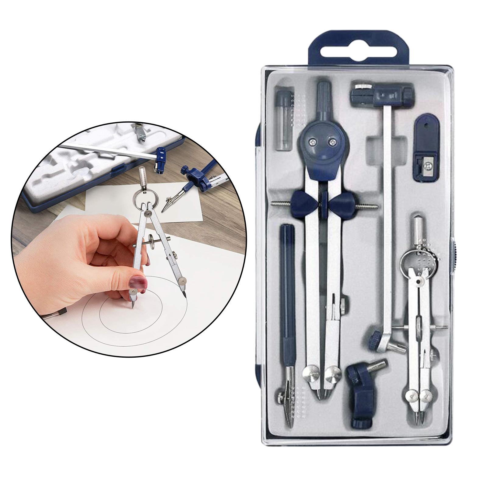7Pcs 기하학 세트, 기하학 정밀 도구, 원형 그리기 - Compass Geometry Set 리뷰 및 가격