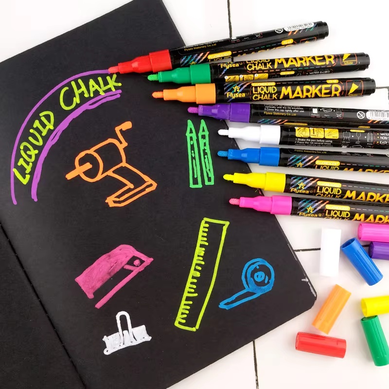 8 개 액체 분필 마커-칠판 화이트 보드 전구 유리 창 - Whiteboard Marker Set 리뷰 및 가격