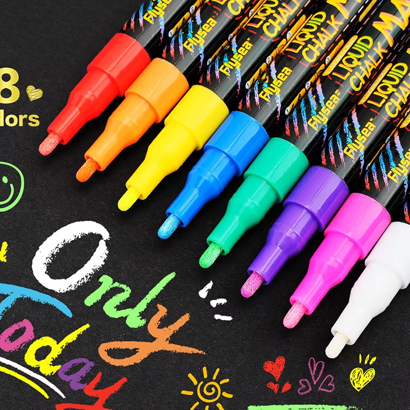 8 개 액체 분필 마커-칠판 화이트 보드 전구 유리 창 - Whiteboard Marker Set 리뷰 및 가격