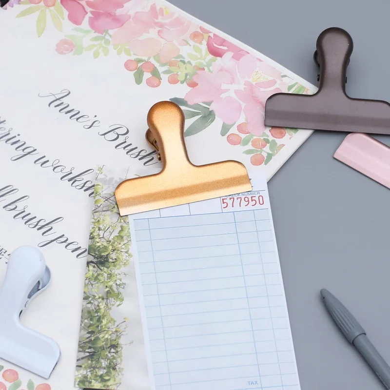1PC 다기능 빈티지 바인더 클립 내구성 금속 플래너  - Is Stationery Office Supply 리뷰 및 가격