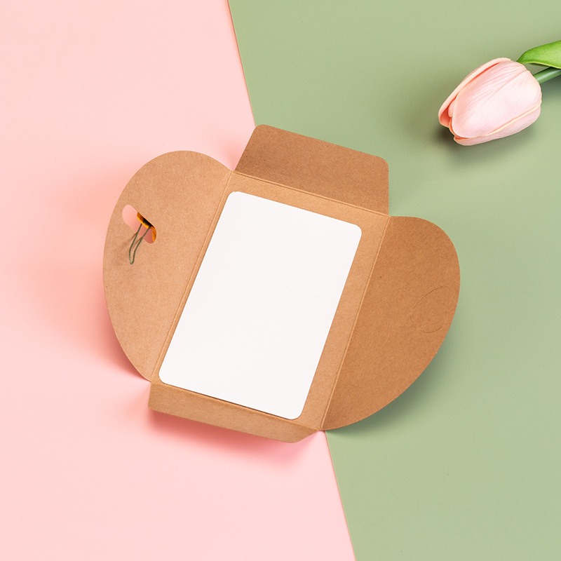10Pcs 골드 호일 하트 크래프트 종이 봉투 인사말  - Letter Envelope Kraft 리뷰 및 가격
