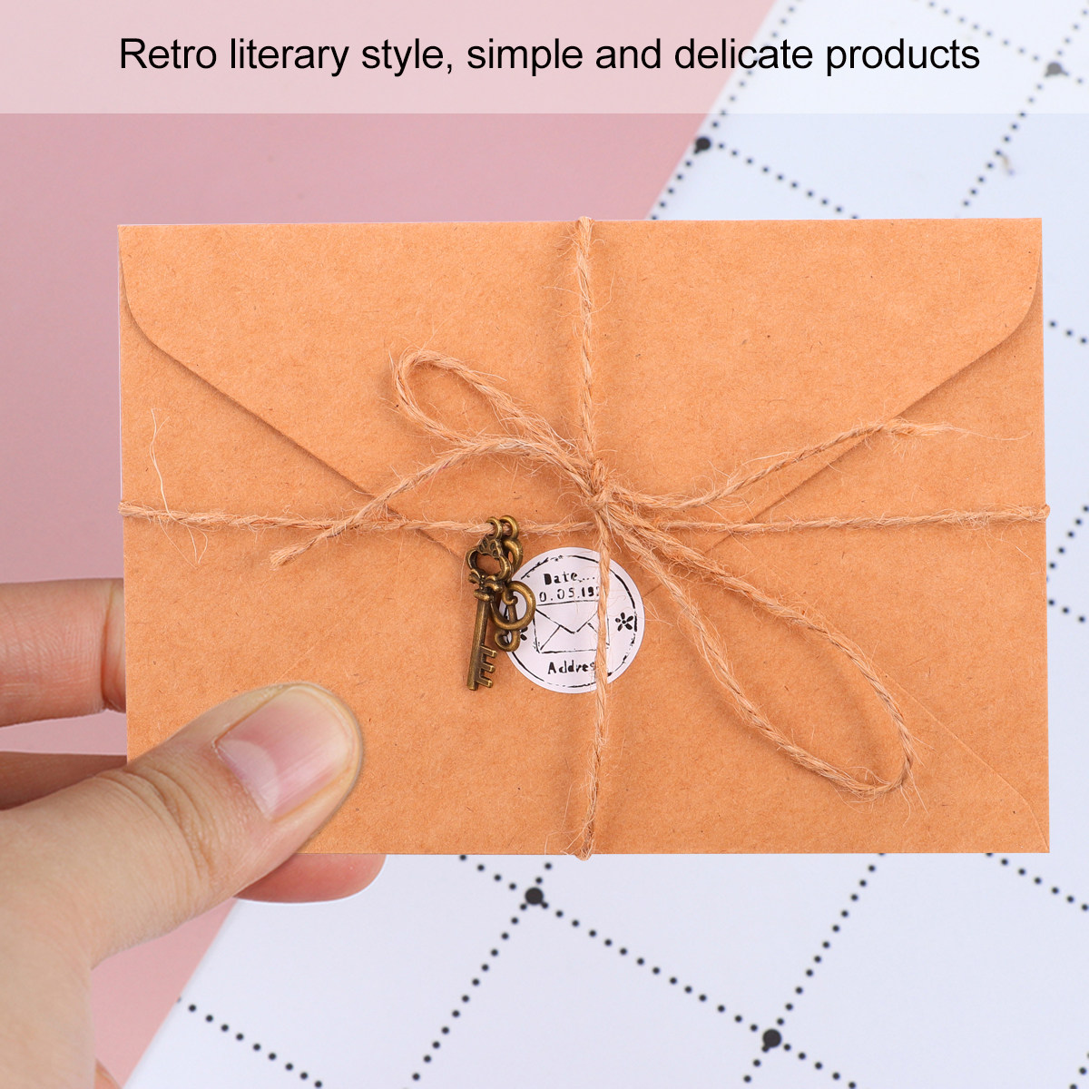 1세트 레트로 편지지 봉투 세트 A5 스타일 두꺼운 내 - Letter Envelope Kraft 리뷰 및 가격