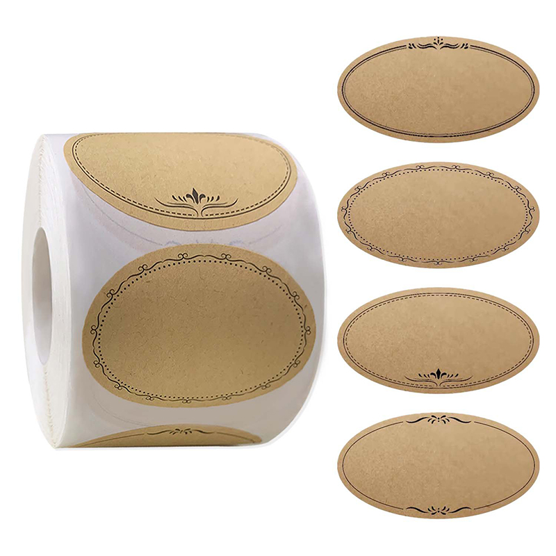 250개 스티커/롤 2.5*1.4인치 크라프트지 가정용 - Sticker Label Roll 리뷰 및 가격