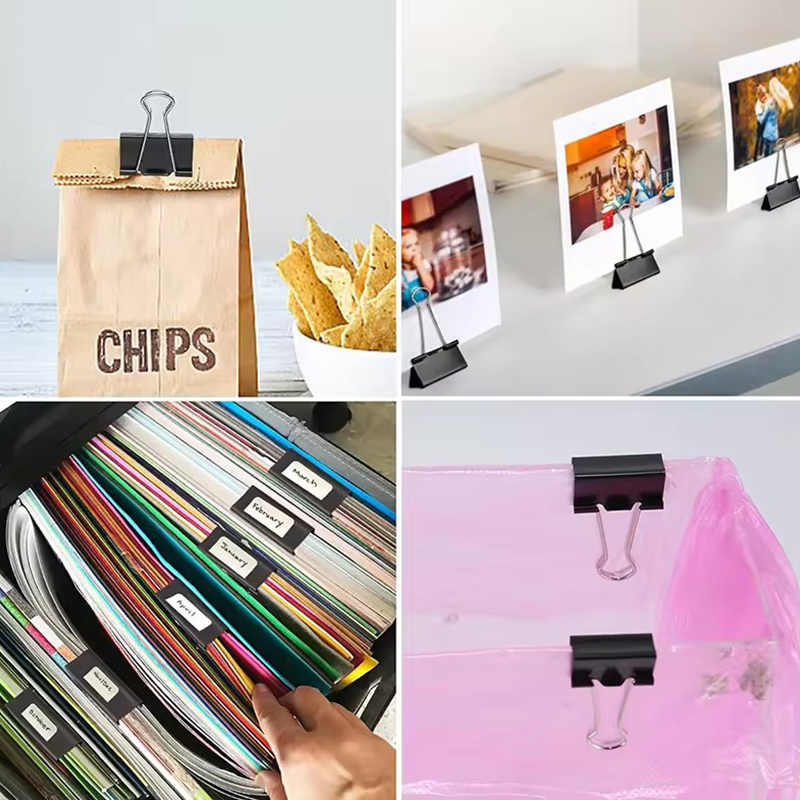 10PCS 25mm 크기 금속 바인더 클립 블랙 다채로 - Is Stationery Office Supply 리뷰 및 가격