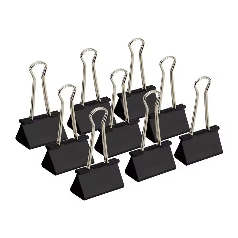 10PCS 25mm 크기 금속 바인더 클립 블랙 다채로 - Is Stationery Office Supply 리뷰 및 가격