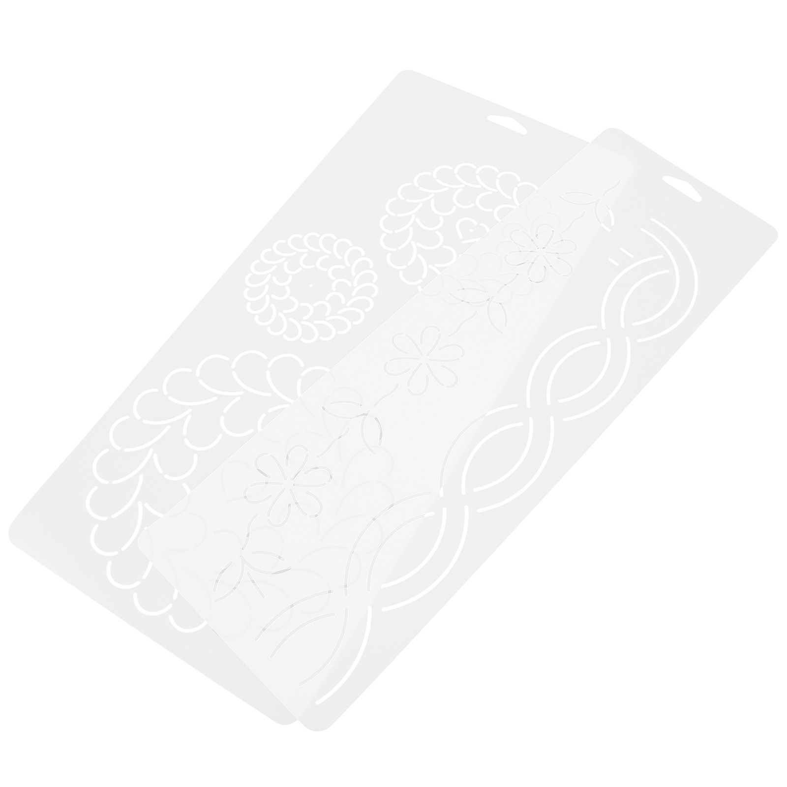 2Pcs 퀼팅 템플릿 세트 투명 플라스틱 DIY 크로스 - Ruler Set Transparent 리뷰 및 가격