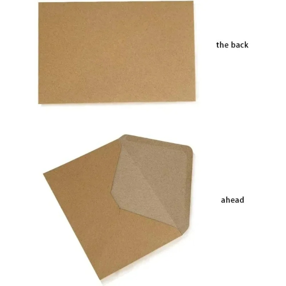 50Pcs 클래식 브라운 크래프트 빈 미니 종이 창 봉 - Letter Envelope Kraft 리뷰 및 가격