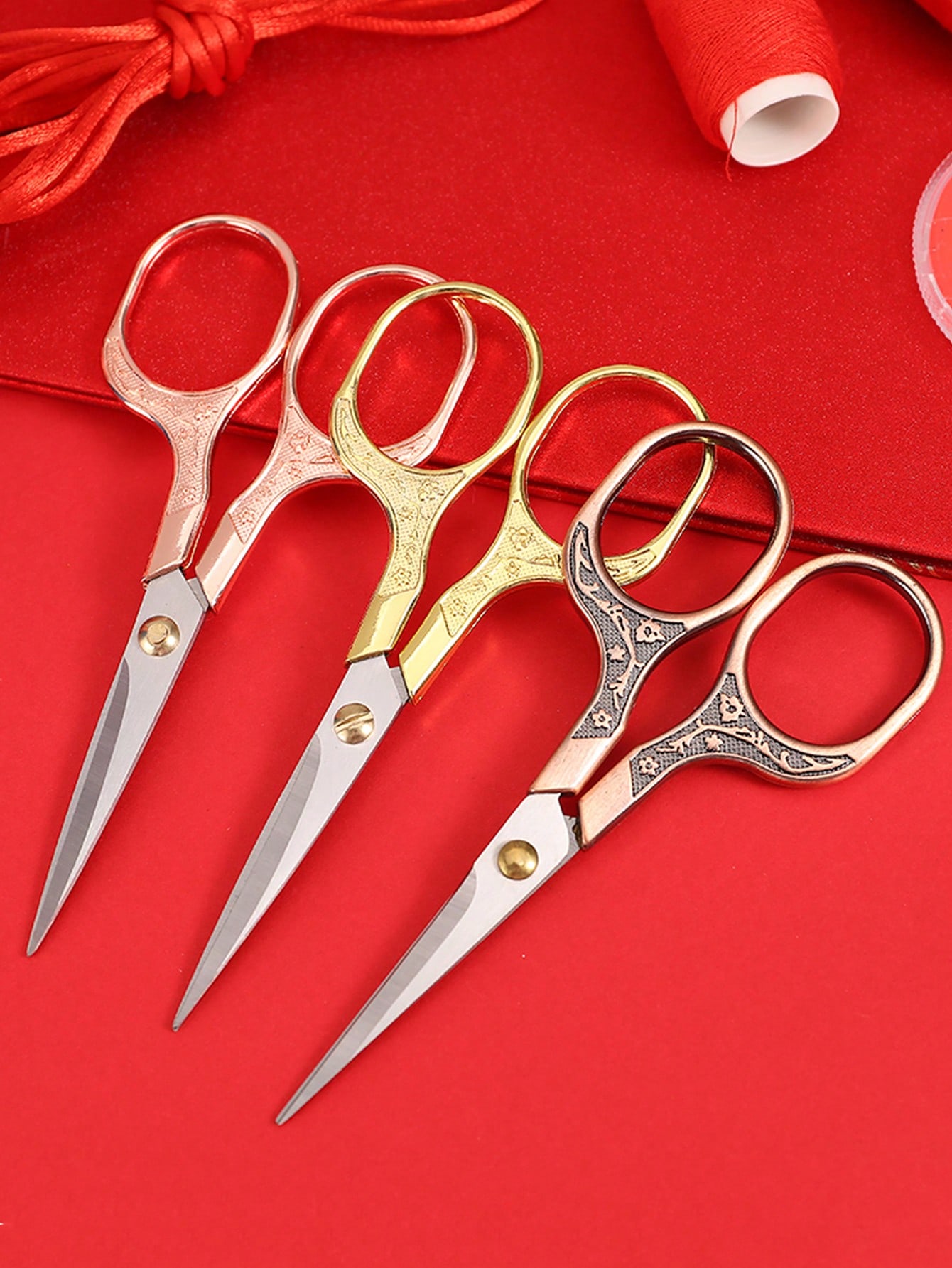 다채로운 색상의 스테인리스 스틸 재봉 가위, 빈티지 레 - Scissors Stainless Craft 리뷰 및 가격