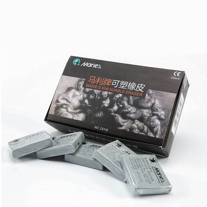 반죽 된 파스텔 고무 아트 스케치 드로잉 연필 지우개  - Rubber Eraser Kneaded 리뷰 및 가격