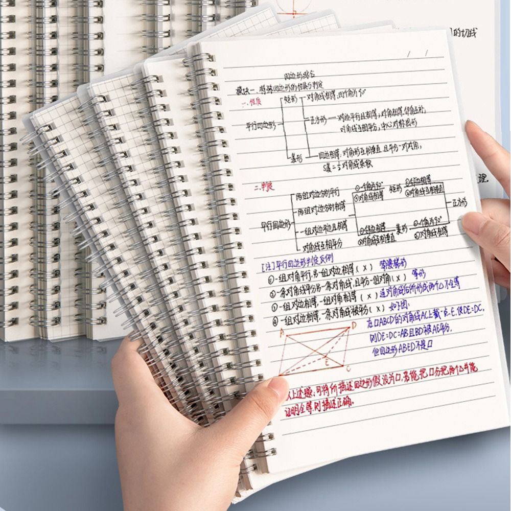 A4/A5/A6/B5 코일 노트 그리드/무지/가로줄 플 - Graph Paper Pad 리뷰 및 가격