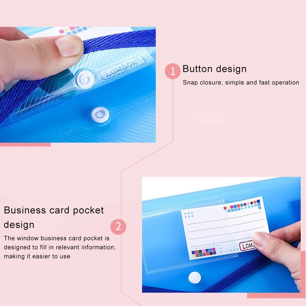 1-10PCS 방수 A4 A5 스냅 버튼 파일 폴더 학 - Is Stationery Office Supply 리뷰 및 가격