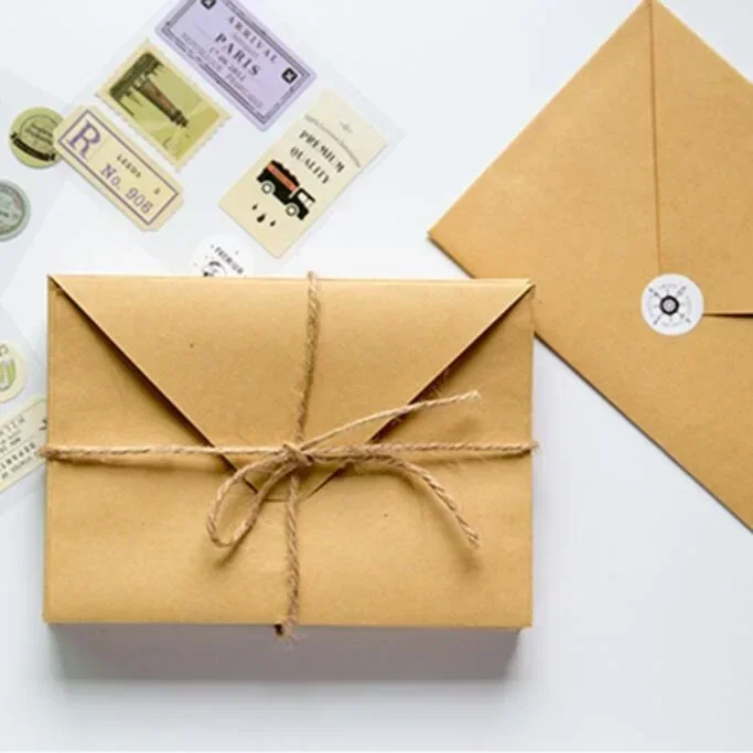 30pcs 대형 삼각형 접이식 플랩 크래프트 빈티지 봉 - Letter Envelope Kraft 리뷰 및 가격