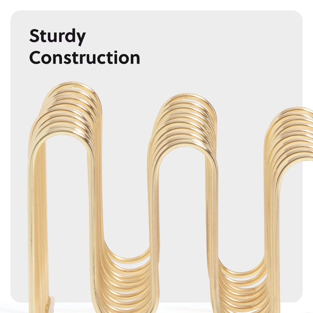 골드 색상의 벤트 와이어 데스크 오거나이저, 서류 정리 - Is Stationery Office Supply 리뷰 및 가격