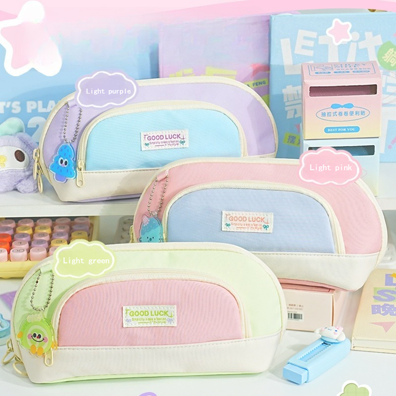 연필 가방 대형 오프닝 디자인 파티션 보관 학생 연필  - Stationery Office And School Supply Stores 리뷰 및 가격