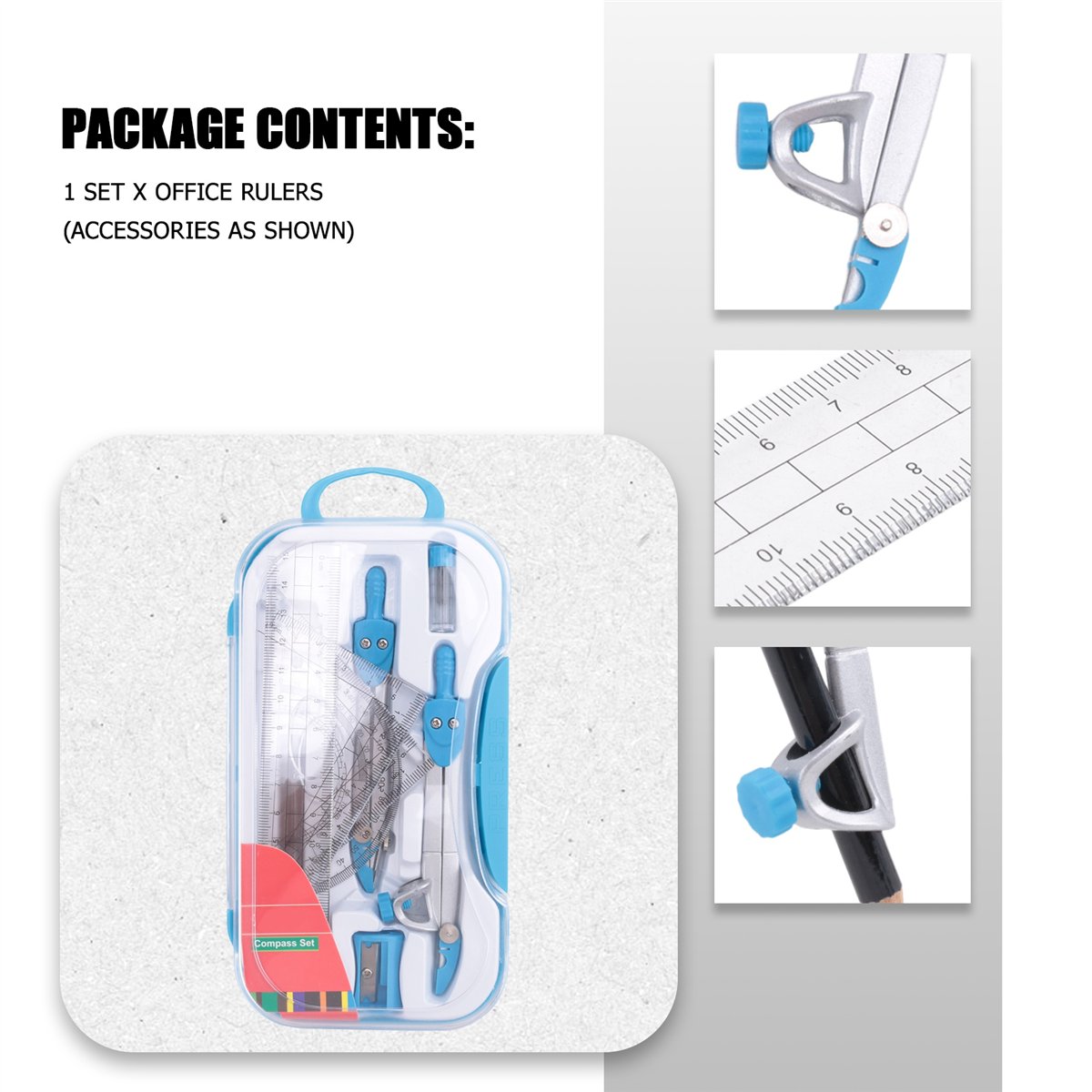 MALL 기하학 컴퍼스 세트 10종 학생용 수학 및 공 - Compass Geometry Set 리뷰 및 가격