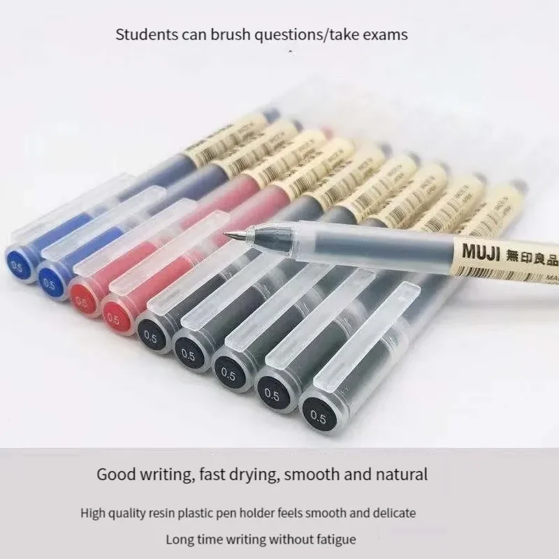 6/8 개/대 MUJIs 젤 펜 블랙/레드/블루 0.3 - Gel Ink Pen Set 리뷰 및 가격
