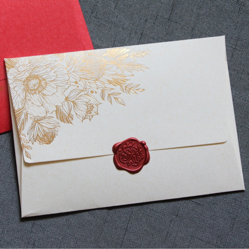 스탬프없이 10Pcs 고급 진주 종이 봉투 결혼식 초대 - Letter Envelope Kraft 리뷰 및 가격