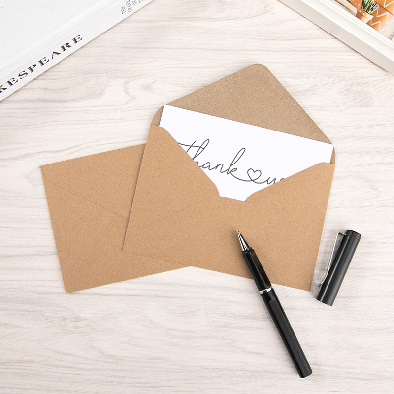 전문가용 대량 크라프트 봉투 10x7cm – 비즈니스  - Letter Envelope Kraft 리뷰 및 가격