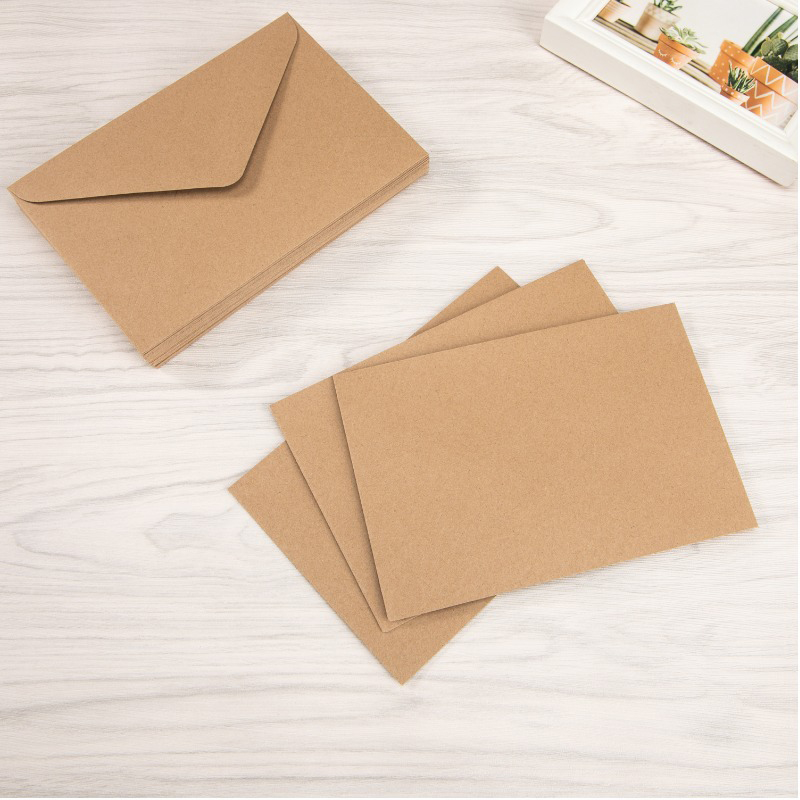 전문가용 대량 크라프트 봉투 10x7cm – 비즈니스  - Letter Envelope Kraft 리뷰 및 가격
