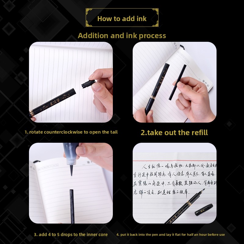 4개/세트 캘리그라피 아트 마커 펜 브러쉬 펜 아트 마 - Is Stationery Office Supply 리뷰 및 가격