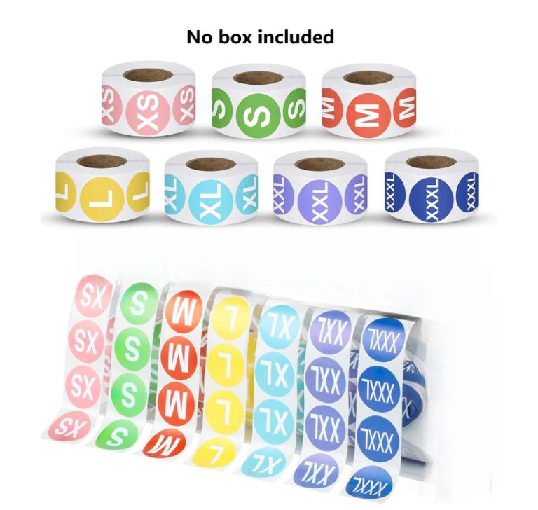 7 롤 500Pcs 스티커 라벨 홀더 컬러 라벨 이동식 - Sticker Label Roll 리뷰 및 가격