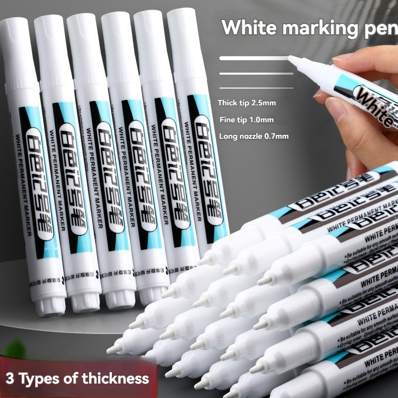 1/10/20Pcs 흰색 영구 마커 펜 세트 0.7/1 - Whiteboard Marker Set 리뷰 및 가격