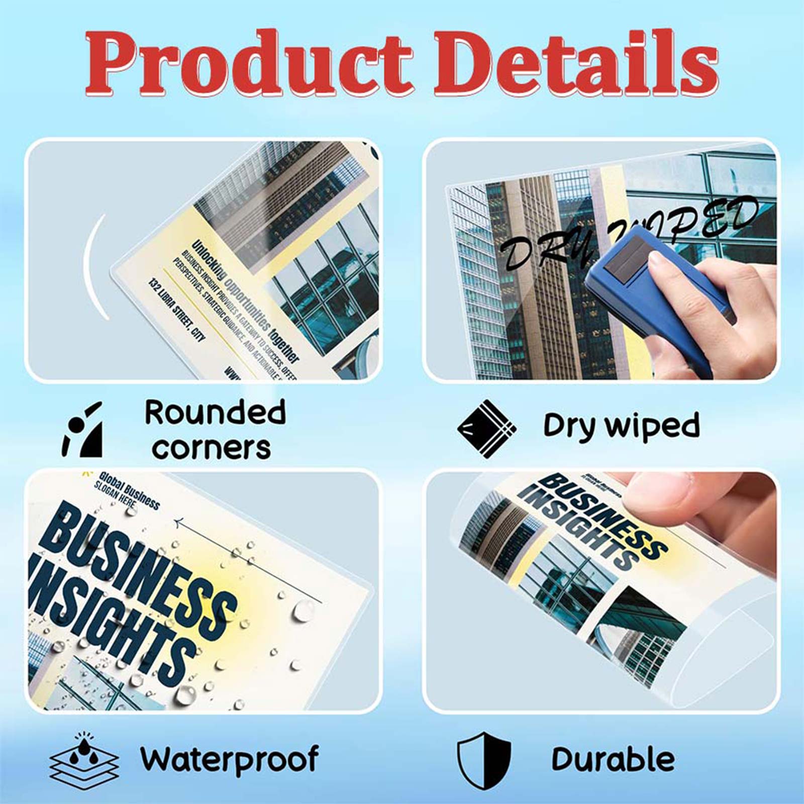 100매 4.3×6.3인치 열 라미네이팅 파우치, 투명 - Document Laminator Pouch 리뷰 및 가격