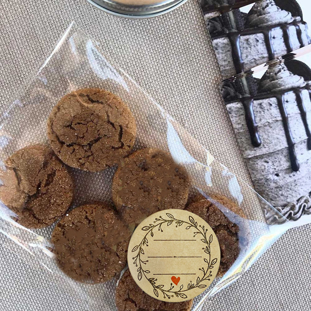 3 롤 크래프트 종이 원형 라벨 스티커 (항아리, 용기 - Sticker Label Roll 리뷰 및 가격